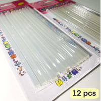 ราคา ปืนยิงกาวร้อน ปืนยิงกาวเเท่ง ปืนกาวทำงานประดิษฐ์ กาวแท่ง 12 pcs ไส้ปืนกาว กาวแท่งร้อน กาวแท่งเล็ก แท่งกาวร้อน สีใส สีดำ (16806177328)