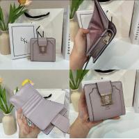 ราคา Lyn กระเป๋าสตางค์ใบสั้น แอลไขว้ ขนาด 4 5 นิ้ว อปก กล่อง ถุงผ้า ป้ายแท็ก (17155142368)