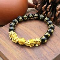 ราคา พร้อมส่ง สร้อยข้อมือปี่เซียะทองล้วน ค้าขายเรียกทรัพย์ รุ่นทองมหาเฮง ปลุกเสกแล้ว โลหะผสมชุบสีทอง ปี่เซียะ ปี่เซียะ (18184750774)