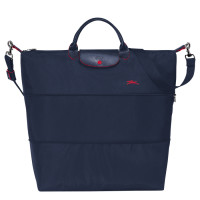 ราคา 100 Authentic LONGCHAMP LE Pliage Club 70th anniversary embroidered horse Lady Nylon Dumpling Bag Oversized Travel bags Hand luggage bag tote Shoulder and Crossbody bag L1911619556 Navy color made in 