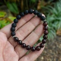 ราคา กำไลข้อมือโกเมนจันทบุรี Garnet และนิล Onyx เป็นสัญลักษณ์แห่งชัยชนะ อำนาจ และ โชคลาภ (11396561246)