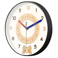 ราคา เด็กรักนาฬิกาแขวนผนังดิจิตอลสีสันสดใสนาฬิกาแขวนออกแบบผนังการ์ตูนน่ารักนาฬิกาเงียบห้องนั่งเล่นห้องนอน Hiasan Kamar ตกแต่งบ้านห้องค (21146306695)