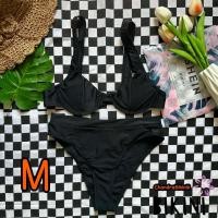 ราคา SHEIN BIKINI ชุดว่ายน้ำทูพีซ ชุดว่ายน้ำสีดำ พร้อมส่งจากไทย BLACK SIZE M SHBLK0139 (21119286111)