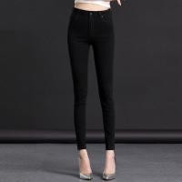 ราคา jeans 801 832 กางเกงยีนส์ ทรงบอยสลิม สีขาว สีดำกางเกงผู้หญิง (14828582352)