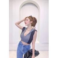 ราคา ครอปท็อปแขนกั๊กทรงคอปกกกกก เว้าวีนิสๆ สวยมากแม่ ไหมพรมพรีเมี่ยม เนื้อนิ่ม จั้มช่วงเอว ทรงครอปสวยยยย แต่งตัดสีใส่แล้วผอมมมมม แมชง่ายเอฟวี่เดย์ลุคคคค ตำค่ะ (18466169006)