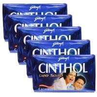 ราคา Cinthol blue soap สบู่ซินทอลสูตร สีฟ้า 100 g 5 ก้อน (907816890)
