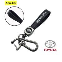 ราคา Ann Car โลโก้พวงกุญแจรถยนต์รถจักรยานยนต์โลหะหนังสำหรับ Toyota (15375870164)