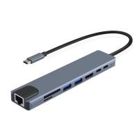 ราคา USB C HUB Type C Splitter TO HDMI 4K Thunderbolt 3 Docking Station แล็ปท็อปอะแดปเตอร์กับ PD SD TF RJ45สำหรับ MacBook Air M1 iPad Pro (21170608779)