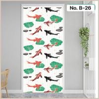 ราคา มู่ลี่ มู่ลี่ประตู ที่กั้นประตู ม่านบังตา PVC พิมพ์ลายเต็มผืน ขนาด 80x200 ซม OL TK 36 B 26 (11049745506)