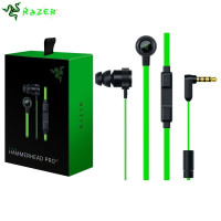 ราคา หูฟังRazer hammerhead Pro v2 ไมโครโฟนรอบทิศทางและตัวควบคุมระดับเสียงในหูพีซีและหูฟังเกมอะนาล็อกเพลง สีดำและสีเขียว (16902743161)