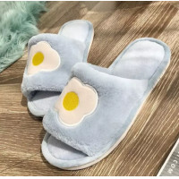 ราคา ส่งเร็วพิเศษ พร้อมส่ง SH 1 06 รองเท้าใส่เดินในบ้าน รองเท้าสลิปเปอร์ slippers ผ้านิ่มใส่สบาย ลายไข่ดาว (15987272837)
