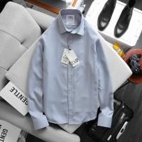 ราคา New ZARA มาใหม่ สีเทา น้ำเงิน ดำ ขาว เสื้อเชิ้ตแขนยาว เสื้อคอปก ไซส์ S M L XL XXL (18311712973)