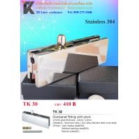 ราคา ตัวยึดหนีบประตูกระจกบานเปลือย ตัวหนีบกระจก ตัวยึดกระจก ตัวจับกระจก ประตูกระจก ชุดติดประตูกระจก รุ่น TK 30 (7406408300)