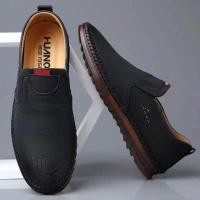 ราคา รองเท้าหนัง รองเท้าหนังวัวลำลอง รองเท้าหนังแฮนด์เมดสำหรับผู้ชายloafersพื้นรองเท้าต่ำ (15893734749)