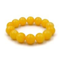 ราคา JADE หยกพม่าแท้ สีเหลืองสด เลือกขนาดเม็ดหินได้ หินแห่งความมีชีวิตชีวา สร้อยข้อมือหยกแท้ by siamonlineshop (17413659633)