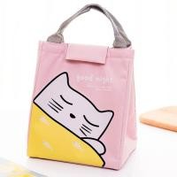 ราคา พร้อมส่ง กระเป๋าผ้าเก็บอุณหภูมิ บุฟอยล์ มีหูหิ้ว กันน้ำได้ กระเป๋าใส่ปิ่นโตเก็บความร้อน กระเป๋าเก็บความร้อน ความเย็น (19562478095)