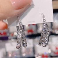 ราคา VIVINICE ต่างหูฝังเพชรสไตล์ไขว้ ทันสมัยและใช้งานได้หลากหลาย (21107832698)