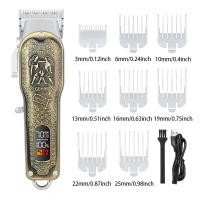 ราคา Hiena ปัตตาเลี่ยนตัดผมมีที่หนีบผมมีจอ LCD แบบไร้สายที่ตัดขนที่ตัดขนระดับมืออาชีพ HYN 203B ใหม่ (21170888978)