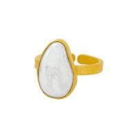 ราคา Vetiver pearl Handmade baroque freshwater pearl ring matte gold แหวนมุก แหวนเงินแท้ มุกแท้ มุกธรรมชาติ มุกน้ำจืด ตัวเรือนเงินแท้925 ชุบทอง18k จัดส่งไว (21189323832)