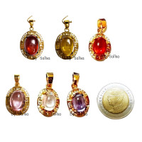 ราคา จี้เพชรพญานาค มณีใต้น้ำขนาดไซส์ใหญ่ขนาด 2 ซม ทรงรี ประดับเพชรCZ พลอยพญานาคแบ่งโทนสีตามความเชื่อ (14076186082)