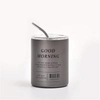 ราคา 600 ml ถ้วยกาแฟสแตนเลสเก็บความร้อน 304 สแตนเลส เก็บร้อน เย็น แก้วกาแฟ แก้วเก็บความเย็น เก็บความร้อน ความจุขนาดใหญ่ มีฝาและหลอดให้ (20480893912)