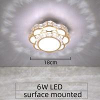 ราคา Seville ไฟเพดานสำหรับ Led ติดพื้นผิวนอร์ดิกสมัยใหม่ความเงางาม Led ตกแต่งบ้านหรี่แสงได้เพดานคริสตัล โคมไฟติดเพดานทอง (20488220749)