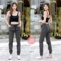 ราคา Jogger pants กา งเกงขาจั้มผ้ายืดผู้หญิง ทรงเรียบ เป้าซิป รุ่น J38 ใส่ได้ทั้งชายหญิงเนื้อผ้า cotton ยืดหยุ่นน้ำหนักเบา สวมใส่สบายคล่องตัว (10367541698)