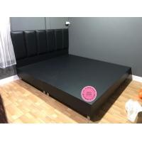 ราคา เตียง เตียงนอน เตียงบล๊อก ทรงหัวตรงเรียบ คุณภาพดีแข็งแรง 3 5ฟุต 5ฟุต 6ฟุต เลือกสีได้ (16302059123)