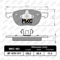 ราคา ผ้าเบรคหน้า หลัง FORD FOCUS ฟอร์ด โฟกัส 1 51 61 82 0 ปี 2005 2018 ECO SPORT 1 5 ปี 2014 ON ผ้าเบรค MKC (15464654117)
