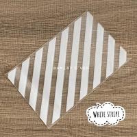 ราคา พร้อมส่ง ถุงใส่คุ้กกี้ ลายจุด แพคละ 100 ใบ ขนาด 13x20cm ถุงขยายก้น ถุงใส่ Bakery ลายทาง ถุงขนมลายจุด (9324160638)