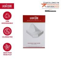 ราคา La Cafetiere Bleached Coffee Filter Papers Fit for Coffee Maker 100 biodegradable Anti Blowout Disposable for Pour Over and Drip Coffee Maker White กระดาษกรองกาแฟดริป (19840689728)