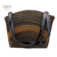 ราคา กระเป๋าย่านลิเภาทรงหอยสีดำแบบสะพายขนาดใหญ่ (19935882065)