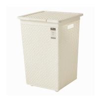 ราคา ตะกร้าผ้า ตะกร้าผ้าเหลี่ยมทรงสูงมีฝา ตะกร้าผ้าพลาสติก ตะกร้าผ้า มีฝาปิด ตะกร้าผ้าสี่เหลี่ยม ตะกร้าผ้า มินิมอล สีขาว สีเทา คุณภาพดี NEW (10130097892)