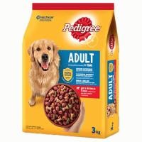 ราคา เพดดิกรี อาหารสุนัขโต รสเนื้อวัวและผัก 3 กก (21205115738)