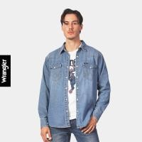 ราคา WRANGLER เสื้อเชิ้ตแขนยาวผู้ชาย คอลเลคชั่น Legend Of Wrangler ทรง REGULAR รุ่น WR S124MSHLN03 (21278579723)