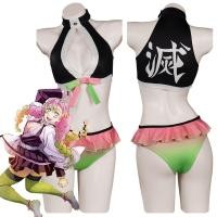 ราคา Demon Slayer Kanroji Mitsuri ชุดชุดคอสเพลย์ผู้หญิงชุดว่ายน้ำเซ็กซี่ชุดงานรื่นเริงฮาโลวีน (19048521355)