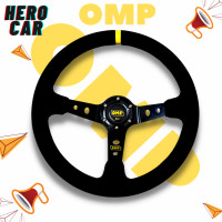 ราคา พวงมาลัยรถยนต์ พวงมาลัยแต่งใส่รถยนต์ OMP ก้านยก 3นิ้ว ขนาดรอบวง 13นิ้วหนังกลับ พวงมาลัยรถยนต์ พวงมาลัยแต่งรถยนต์ (21069242069)