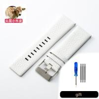 ราคา Cow Leather Watch Strap for Diesel Dz4323 1657 4318 DZ7312 DZ7257 Watchband 24 26 28 30mm Watch Bracelet Belt Black Brown Whiteby Hs2023 (19597167181)