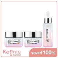 ราคา LOreal Paris Set 3 Items Glycolic Bright Instant Glowing Serum 30ml Cream Day SPF17 50ml Cream Night 50ml ลอรีอัล ปารีส เซทผลิตภัณฑ์บำรุงผิวหน้า (20118528686)