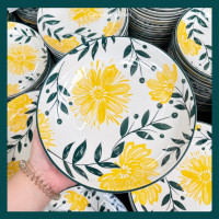 ราคา จานเซรามิค ถ้วยเซรามิค สไตล์วินเทจ เกรดAB จานกระเบื้อง ถ้วยกระเบื้อง จานเซรามิก จานข้าว จานเค้ก จานขนม จานคาเฟ่ (16800143049)