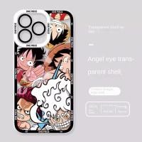 ราคา เคสมือถือสำหรับ Iphone 11 12 13 14 Pro Max 6 6S 7 8 Plus 13 Mini XS Max XR SE 2022เปลือก TPU ใสนุ่มตานางฟ้าอะนิเมะเรื่องวันพีชการ์ตูน Nica Luffy น่ารักซิลิโคนรูปสี่เหลี่ยมใส (20914565723)