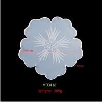 ราคา แม่พิมพ์ซิลิโคน ที่รองจาน รองแก้ว รูปดอกไม้ พร้อมส่งจากไทย (19567433042)