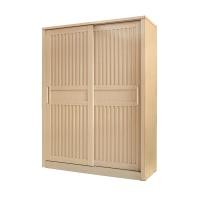 ราคา ส่งฟรี ตู้เสื้อผ้า บานเลื่อน กว้าง 150 ซม 2 ลิ้นชัก รุ่น DS5022 (16309764761)