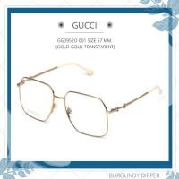 ราคา กรอบแว่นตา GUCCI รุ่น GG0952O 001 SIZE 57 MM GOLD GOLD TRANSPARENT (18294159946)