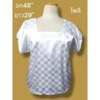 ราคา เสื้อลายดอก เสื้อสาวอวบมือสอง เสื้อลายดอก ระบุไซส์ตามรูป (19197532880)