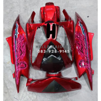 ราคา ชุดสี เฟรม yamaha mio 1 ตา มีโอ 1 ตา รุ่นไฟตาเดียว ครบคัน จำนวน 5 ชิ้น รถปี 2008 พร้อมส่ง ติดสติกเกอร์ (17387703300)