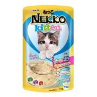 ราคา โปรค่าส่งฟรี เก็บคูปอง เน็กโกะ อาหารลูกแมว รสทูน่ามูสและนมแพะ 70 กรัม X 12 ซอง Neko Kitten Tuna Mouss Milk 70 g x 12 อาหารแมวส่งฟรี อาหารแมวถูกๆ โปรค่าส่งถูก เก็บเงินปลายทาง (17306636498)