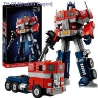 ราคา Compatible with LEGO Optimus Prime transforming robot boy assembly toy King Kong mecha high difficulty building block model (20393290658)