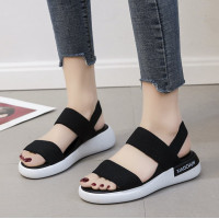 ราคา รองเท้าแตะแฟชั่น รองเท้าแตะรัดส้น สไตล์ใหม่เกาหลี ยางนิ่มใส่สบาย NO 235 สีดำ สีเทา สีชมพู (14975991290)