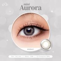 ราคา คอนแทคเลนส์ Mini Aurora Gray Brown ยี่ห้อ Kitty kawaii ค่าสายตาปกติ 700 คล้าย DNA (18339225636)